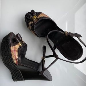 Burberry Wedge Heels